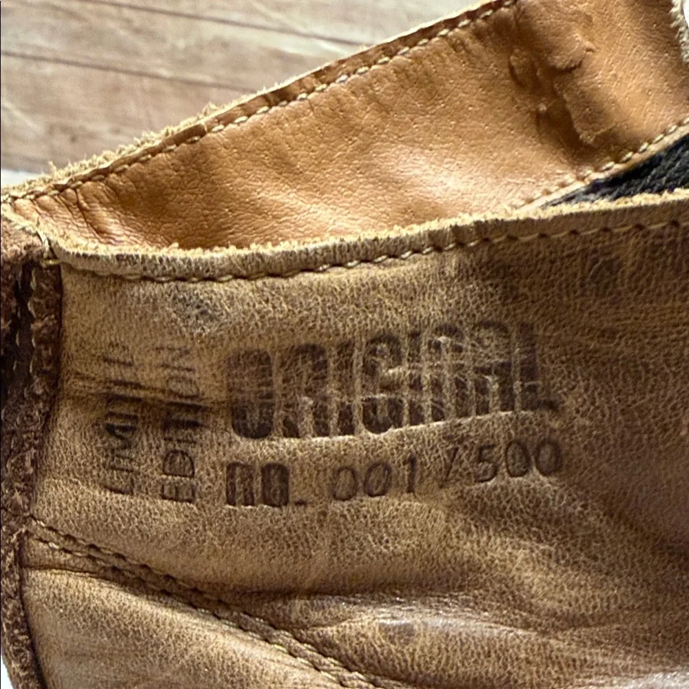 Bull Boxer Art Name Eldon Limited Edition 1 of 500 Men's Tan Chukka Boots